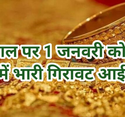 सोने का आज का भाव latest news update