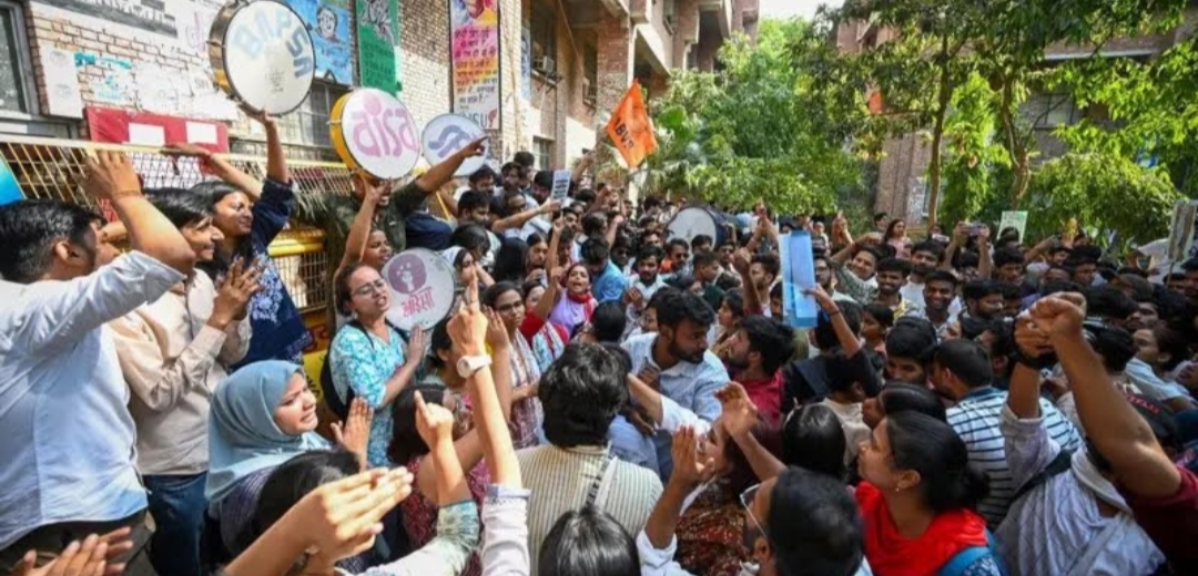 जेएनयू में मोदी विरोधी नारे 2026 latest news today